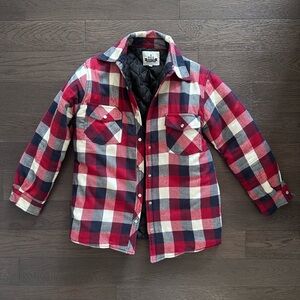 Harvest Gear Plaid Insulated Jacket - Red, Blue, White